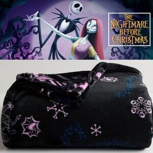 Disney Nightmare Before Christmas Super Soft Large Plush Throw Blanket NEW